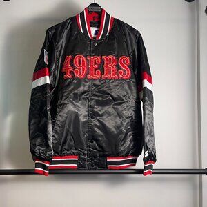 Starter San Francisco 49ers satin jacket size L